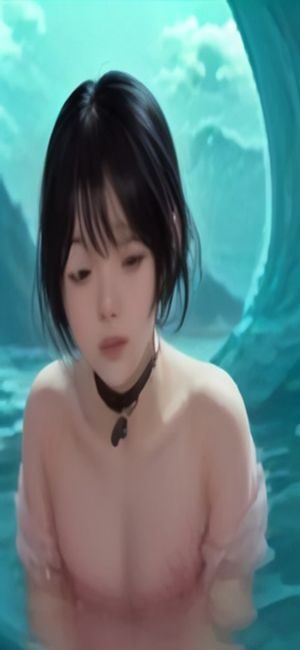 火影忍者同人App首页信息流，背景为浅色卡片式布局，展示用户关注的同人更新动态与时间线