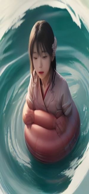 火影忍者同人App首页信息流,背景为浅色卡片式布局,展示用户关注的同人更新动态与时间线